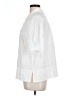 Unbranded White 3/4 Sleeve Button-Down Shirt Size L - photo 5