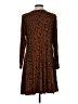 Old Navy Animal Print Brown Casual Dress Size L - photo 2