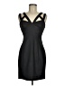 Guess 100% Polyester Solid Black Cocktail Dress Size 6 - photo 1