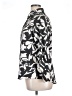 Dex 100% Polyester Print Silver 3/4 Sleeve Blouse Size 0X - photo 5