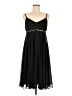 Eva Blue 100% Polyester Black Cocktail Dress Size 8 - photo 1