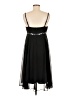 Eva Blue 100% Polyester Black Cocktail Dress Size 8 - photo 2