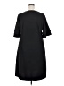 ECI Solid Black Casual Dress Size 2X - photo 2