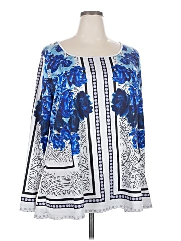 Rose Gal 3/4 Sleeve Blouse (view 1)