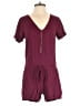 Splendid Solid Burgundy Romper Size XS - photo 1