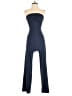 Capella Apparel Solid Blue Jumpsuit Size S - photo 1