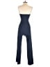 Capella Apparel Solid Blue Jumpsuit Size S - photo 2