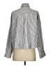 Max Studio Stripes Silver Long Sleeve Blouse Size S - photo 2