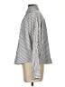 Max Studio Stripes Silver Long Sleeve Blouse Size S - photo 5