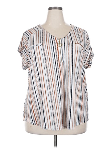 Three Floor Short Sleeve Blouse (view 1)