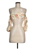 WeWoreWhat 100% Viscose Ivory 3/4 Sleeve Blouse Size M - photo 1