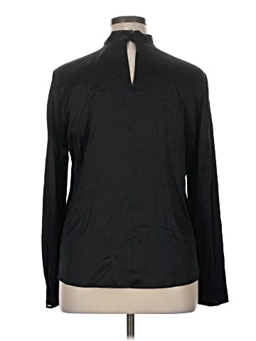 Etcetera Long Sleeve Silk Top (view 2)