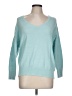 Ann Taylor LOFT Outlet 100% Cotton Teal Pullover Sweater Size L - photo 1