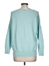 Ann Taylor LOFT Outlet 100% Cotton Teal Pullover Sweater Size L - photo 2