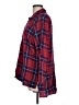 Alexander Jordan 100% Rayon Plaid Red Long Sleeve Button-Down Shirt Size L - photo 5