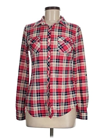 Passport Long Sleeve Button-Down Shirt (view 1)