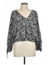 Umgee 100% Rayon Black Long Sleeve Blouse Size L - photo 1