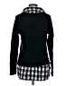 Faded Glory 100% Acrylic Checkered-gingham Black Pullover Sweater Size M - photo 2