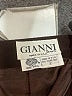 Gianni 100% Wool Solid Black Casual Pants Size 2 - photo 7
