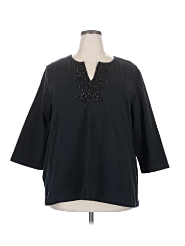 Perceptions 3/4 Sleeve Blouse (view 1)