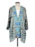 Soft Surroundings 100% Polyester Blue Kimono Size Sm - Med - photo 1