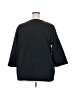 Perceptions Black 3/4 Sleeve Blouse Size 3X - photo 2