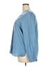 Nine Britton 100% Polyester Blue Long Sleeve Blouse Size 2X - photo 5