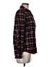 Forever 21 Plaid Burgundy Long Sleeve Button-Down Shirt Size M - photo 4