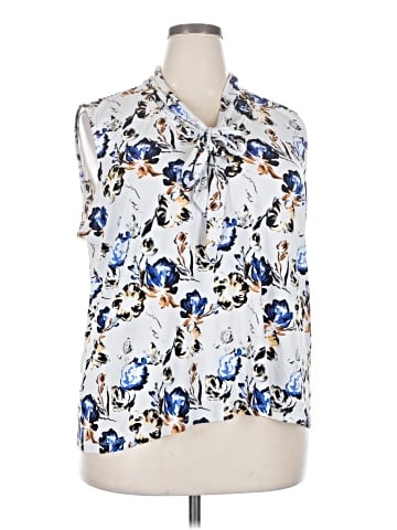 Tahari by ASL Sleeveless Blouse (view 1)