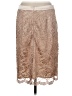 Clues COLLECTIONS 100% Polyester Tan Formal Skirt Size 8 - photo 2