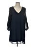 Lulus 100% Polyester Blue Casual Dress Size L - photo 1
