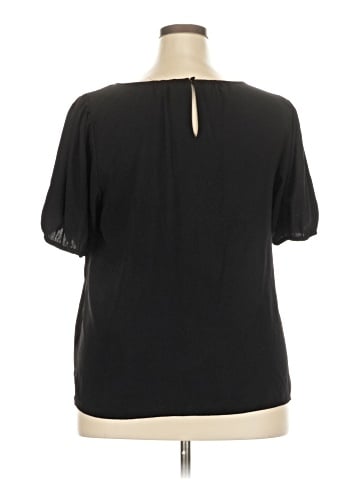 LC Lauren Conrad Short Sleeve Blouse (view 2)