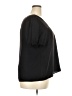 LC Lauren Conrad 100% Polyester Black Short Sleeve Blouse Size XXL - photo 4