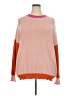 Fate Color Block Pink Pullover Sweater Size 2X - photo 1