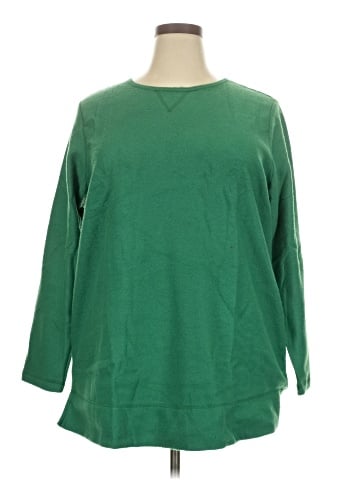 Woman Within Pullover Sweater (view 1)