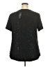 Unbranded Stars Black Short Sleeve Blouse Size XXL - photo 2