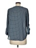 Collective Concepts Blue 3/4 Sleeve Blouse Size M - photo 2