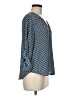 Collective Concepts Blue 3/4 Sleeve Blouse Size M - photo 4