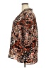 Investments 100% Polyester Animal Print Brown 3/4 Sleeve Blouse Size 2X - photo 5