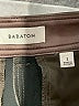 Babaton 100% Polyurethane Metallic Green Shorts Size 2 - photo 3