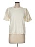 Design History Metallic Ivory Short Sleeve T-Shirt Size M - photo 1