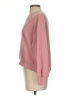 Yelete Solid Pink Sweatshirt Size S - photo 5