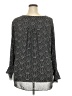 T Tahari 100% Polyester Black 3/4 Sleeve Blouse Size 3X - photo 2