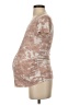 Isabel Maternity Tan Short Sleeve Top Size XS Maternity - photo 5