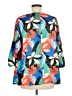 IMAN Teal 3/4 Sleeve Blouse Size M - photo 2