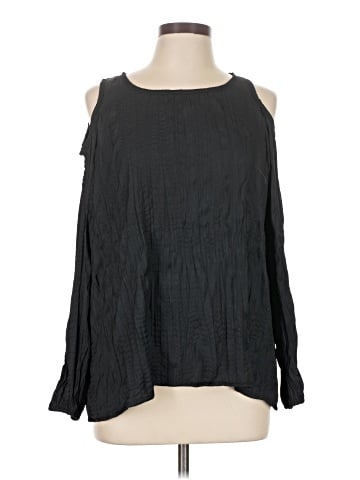 G by Giuliana Rancic Long Sleeve Blouse (view 1)