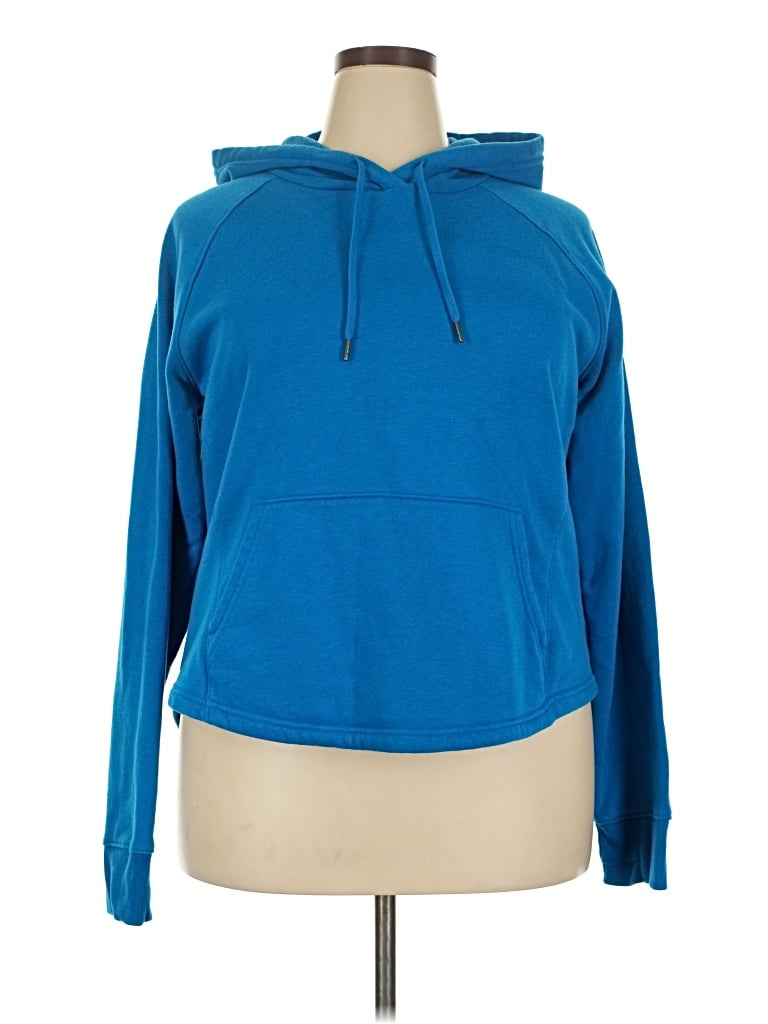 Pre-owned Tek Gear Pullover Hoodie In Blue