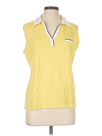 Karen Scott Sleeveless Button-Down Shirt (view 1)