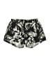 Active by Old Navy 100% Polyester Tropical Black Gray Shorts Size 10 - 12 - photo 1