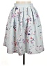 Grace Karin Floral Blue Casual Skirt Size M - photo 2